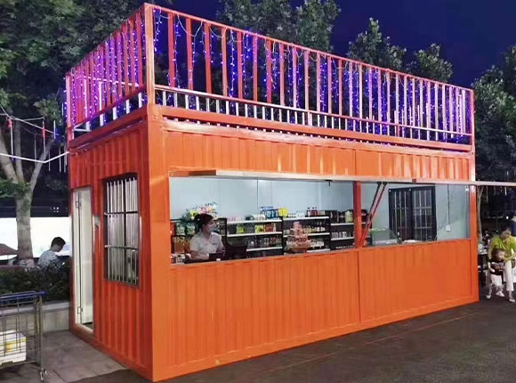夜市集装箱、街边店铺