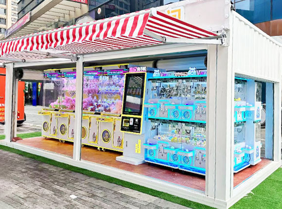 夜市集装箱、街边店铺