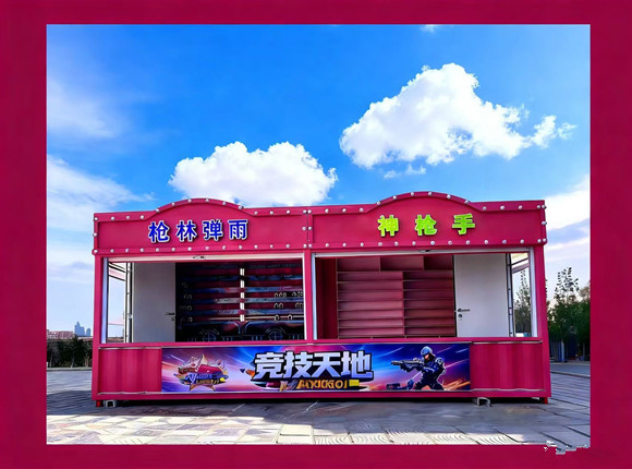 夜市集装箱、街边店铺